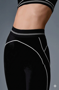 Leggings de sport sans couture haut de gamme pour femmes, taille haute, effet ventre plat, extensibles, pour yoga, entraînement, gym, course à pied et activités sportives. - Product Image 5