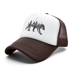 Casquette de camionneur Richardson 112 avec logo brodé personnalisé sur patch en cuir - Casquettes de camionneur avec panneau en mesh - Product Image 4