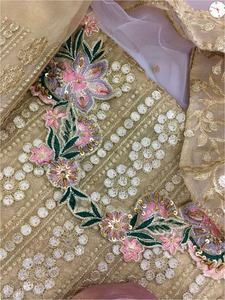 2022 indio pakistaní último vestido Gharara de seda Masoori bordado pesado trabajo hecho a mano Salwar boda fiesta modelo de lujo Venta caliente - Product Image 3