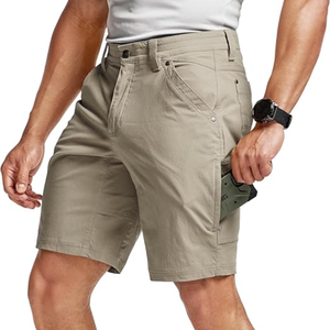 Pantalones Cortos Casuales Ligeros para Hombre, Transpirables, de Tela Suave, Cintura Elástica, Cómodos para Viajes, Playa, Uso Diario - Product Image 6
