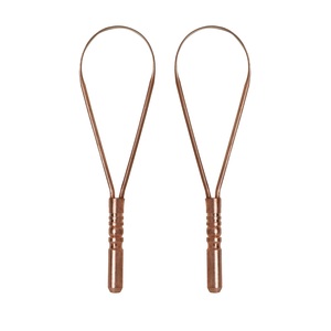 Herramienta de raspado de lengua de cobre con diseño equilibrado, diseñada para un uso cómodo, cuidado del aliento fresco y hábito de limpieza dental diaria - Product Image 3