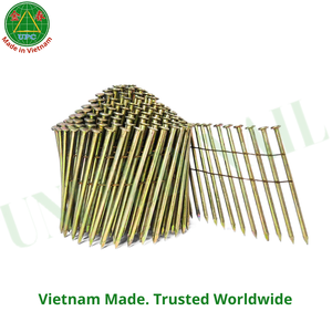 Clous en bobine 3 po x 0,120 po, tige lisse, 4500 pièces, en acier pour palettes en bois, pour cloueuse pneumatique, directement de l'usine du Vietnam |   Clavo en rouleau - Product Image 2