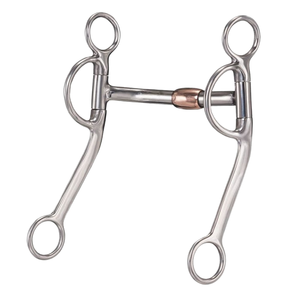 2026 Bocado de caballo de acero inoxidable con rodillo de cobre y articulación deslizante para equitación - Product Image 6