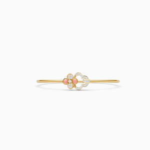 JEWELLERY PLANET IFJB-66 Bracelet unisexe classique pavé délicat avec diamant de laboratoire de 0,28 ct, en or massif 9 carats plaqué rhodium rose - Product Image 3