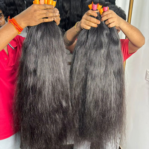 Extensiones de Cabello Humano Ondulado y Liso, Naturales, Ligeras, Ecológicas, en Paquete a Granel - Product Image 1