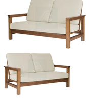 Muebles de sofá de sala Muebles indonesios Muebles de interior Listo para vender Sofás de Interior de madera de teca Precios óptimos