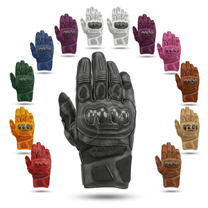 Gants de moto robustes en matériau personnalisé, protection des articulations renforcée, respirants, antidérapants, gants de moto à doigts entiers - Product Image 1