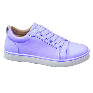 White P.U Leather Sneakers Unisex Spring Casual <b>Walking</b> Shoes Lightweight EVA Midsole Rubber Outsole - Product Image 3