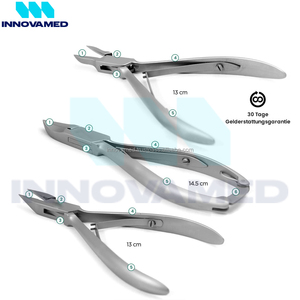 Durable High Quality Fully Customized Stainless Steel Manual Podiatry Instruments Sets OEM Service Autoclavable Reusable CE - Product Image 2