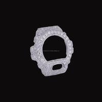 Kit de modification de boîtier de montre Luxe Flood Stone, octogonal en métal, édition améliorée, style streetwear, Dvars Diamond