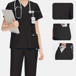 Conjuntos de Uniformes Médicos Clásicos al por Mayor, Uniformes de Hospital Cómodos, Uniformes de Enfermería, Trajes Profesionales para Médicos, Ropa de Trabajo - Product Image 3