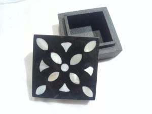 ARTWORK MAESTRO Mini Caja de Almacenamiento con Incrustaciones de Nácar Hecha a Mano en India - Diseño Multifuncional, Ligero y Personalizable para - Product Image 2