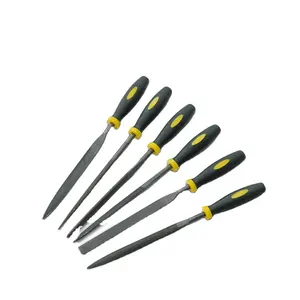 CROWNMAN Masonry Painting Hand Tools Mini Metal Rasp Needle Files Set Wood Polishing Carving For Ceramic Crafts Woodworking