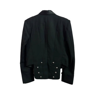 Veste de kilt écossais Prince Charlie vert olive foncé avec gilet, sur mesure, en laine, pour mariage - Product Image 2