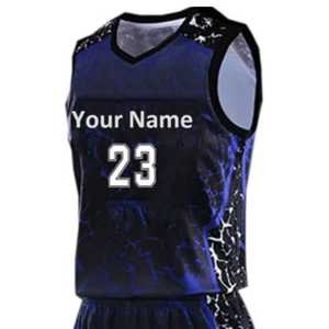 Uniforme de basket-ball réversible le plus vendu, design populaire, couleur personnalisée, fabriqué au Pakistan - Product Image 4