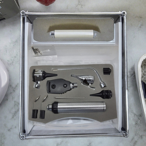 ชุดเครื่องมือผ่าตัดหู คอ จมูก แบบใช้ซ้ำได้ พร้อมอุปกรณ์ตรวจหูแบบแมนนวล  ทำจากสแตนเลส  ชุดเครื่องมือวินิจฉัยทางการแพทย์ สำหรับการตรวจทางการแพทย์  ประเภทออร์โธปิดิกส์ - Product Image 5