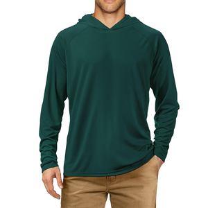 Chemise de pêche personnalisée en gros avec logo, unisexe, en spandex et polyester, séchage rapide, respirante, sweat-shirt de pêche sportif - Product Image 1