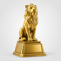 Trofeos Metálicos Antiguos Creativos Tradicionales Modernos Personalizados, Fabricante de Premios de Aleación de Zinc Chapados en Oro con Impresión UV y Grabado 3D
