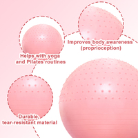 Ballon de yoga géant en PVC épais anti-éclatement pour enfants, intégration sensorielle, bureau, fitness, gym à domicile, ballon d'équilibre pour s'asseoir