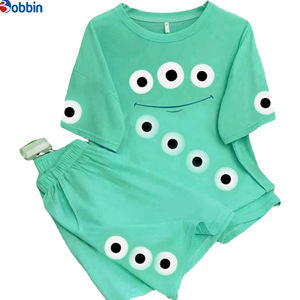 Ensemble 2 pièces personnalisé pour femme, nouvelle mode estivale, t-shirt et short imprimés, survêtement décontracté ample - Product Image 6