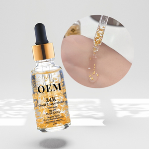 Sérum Visage Anti-Âge Hydratant à l'Or 24K et PCA de Sodium pour Peaux Ternes et Vieillissantes – Fabrication OEM, Marque Privée - Product Image 1