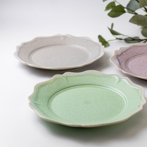 Assiette à salade en céramique Melt 230 Plate-Mino Ware, fabriquée au Japon, vaisselle en porcelaine - Product Image 2