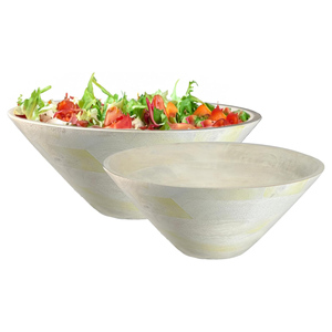 Lot de 3 bols à salade mignons en bois d'acacia, motif rond, sans danger pour la soupe de riz, trempettes, sauce glacée, fête à la maison, décoration - Product Image 6