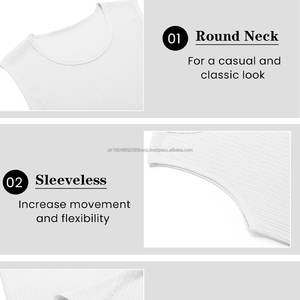 Stylish <b>Men's</b> Casual Tank <b>Tops</b> for Summer Workouts Fitness Training Gym & Running-Breathable Lightweight Muscle Shirts - Product Image 5