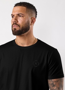 T-shirt décontracté et confortable pour homme, coupe ample, en tissu de qualité supérieure, personnalisable avec logo, idéal pour le sport et la maison - Product Image 5