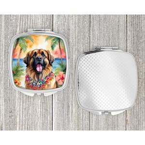 Leonberger Luau miroir de maquillage de voyage compact pliant design de poche cadeau pour femmes et filles miroir décoratif de poche - Product Image 4