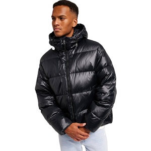 Chaqueta Acolchada con Capucha para Hombre, Abrigo Grueso y Cálido, Resistente al Viento, Ropa Casual para Exteriores, Proveedor al por Mayor, MOQ Bajo - Product Image 2