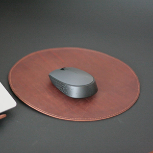 Ultra Thin Leather <b>Mouse</b> <b>Pad</b> 2mm Thickness Desk Mat Lightweight Portable Surface For Business Travel Office LMPD-0035 - Product Image 1