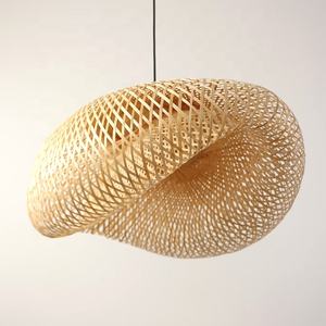 ตะกร้าหวายสานด้วยมือน้ำหนักเบาเป็นมิตรต่อสิ่งแวดล้อมของโรงงานเชื่อถือได้โคมไฟแขวนเพดานห้องครัวเกาะ - Product Image 5