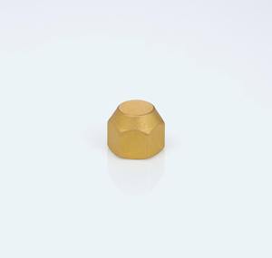 Tuerca de abocardado de latón de alta resistencia BrassBlizz 5/16 SAE 45 grados, rosca 1/2-20, 1200 PSI, para línea de servicio de sistemas HVAC R410A de alta presión - Product Image 5