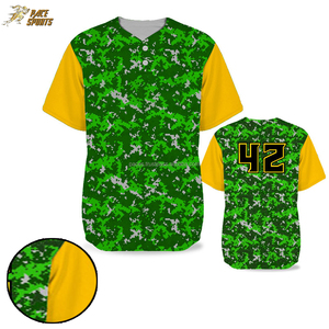 Jersey de Béisbol Transpirable de Buena Calidad OEM, Tallas Grandes, Impresión por Sublimación Personalizada, Unisex para Bebés y Niños Pequeños, 100% Poliéster - Product Image 6
