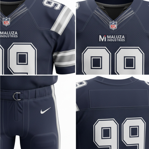 Uniforme de football américain personnalisé, tissu extensible quadridirectionnel durable, coupe ajustée, maillot de football pour sports d'équipe - Product Image 5