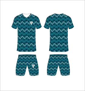 Ensemble de maillots de football personnalisés sublimés noir, rouge et blanc, col en V, manches courtes, évacuation de l'humidité, coupe athlétique pour adultes, toutes saisons - Product Image 5