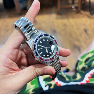 Reloj Mecánico de Diseño C Factory 904L con Correa, Cristal de Zafiro de 40 mm, Automático, Resistente al Agua, Arcoíris, de Lujo, para Hombre, con Diamantes - Product Image 2