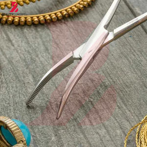 Instrumentos Quirúrgicos Manuales Reutilizables de Primera Calidad, Pinzas Hemostáticas Curvas, Pinzas de Bloqueo de Acero Inoxidable Kelly Hospital - Product Image 5