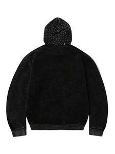 Custom Men's Crystal Studded Full <b>Rhinestone</b> Zip Up Hoodie 100% Cotton Oversized Streetwear Fleece <b>Jacket</b> Autumn OEM - Product Image 2