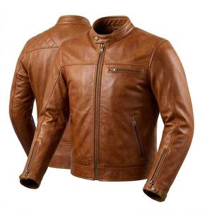 Chaqueta de motociclista para hombre, chaquetas de cuero para moto, equipo de alta calidad, abrigo de moda, ropa al por mayor, top. - Product Image 5