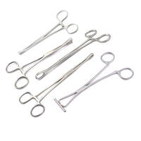 Ensemble de 5 pinces à piercing imperméables et durables en acier inoxydable, kit d'outils