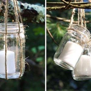 Candelabro de cristal transparente hecho a mano, caja decorativa para fiestas, bodas - Product Image 2