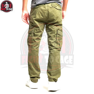 Pantalones Cargo de Algodón Twill para Hombre, Cómodos, a la Moda, de Alta Calidad, con Bolsillos Laterales, Marca Personalizada, Duraderos, Precio al por Mayor - Product Image 3