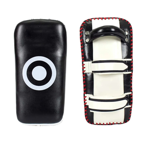 Wholesale Heavy-Duty Leather Kick <b>Shields</b> for Muay Thai MMA & Boxing Thick Foam Kick Pads for Martial Arts Training - Product Image 3