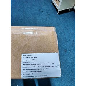 Banco de almacenamiento de zapatos, estante acolchado para zapatos de entrada y gabinete para entrada, pasillo, sala de estar y dormitorio, Banco organizador de zapatos - Product Image 2