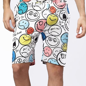 Conjunto de Camiseta y Pantalones Cortos para Hombre, 100% Algodón, Color Personalizado, Estilo Único, Camiseta y Pantalones Cortos con Estampado - Product Image 4