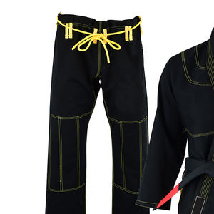 ชุดยูโดบราซิลเลี่ยนยิวยิตสู (BJJ Gi) สีดำรอยัล น้ำหนักเบา รุ่นใหม่ ผลิตตามสั่ง ผ้าฝ้าย 100% สำหรับฝึกซ้อมและแข่งขันในช่วงฤดูร้อน - Product Image 4