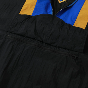 Mason Half <b>Zip</b> Windbreaker Jacket Plus Size Waterproof Lightweight Hooded Pullover Breathable Mesh Lining Front <b>Pouch</b> Pocket - Product Image 3