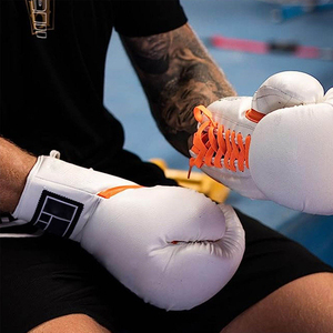 Gants d'entraînement à lacets pour hommes de qualité supérieure - Équipement sportif en cuir grainé durable - Articles de sport en gros - Product Image 6